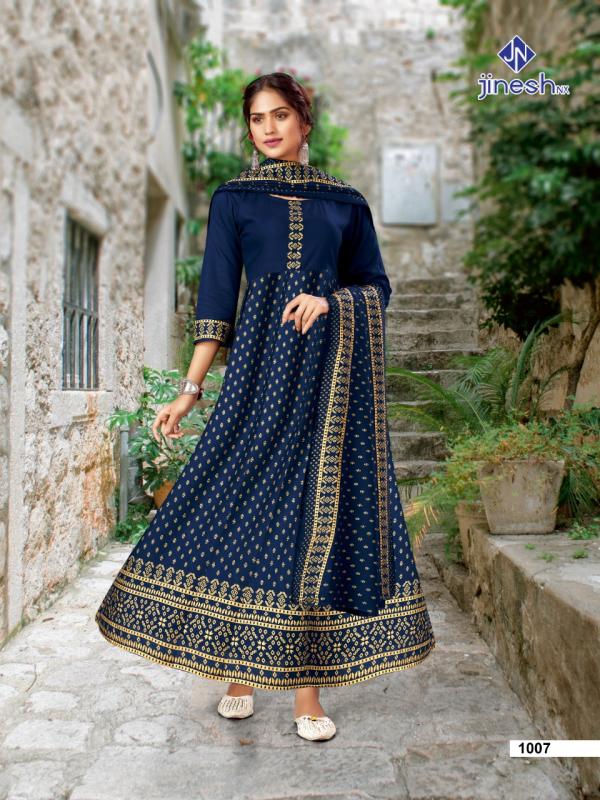 Jinesh Nx Jannat Designer Anarkali Kurti Collection